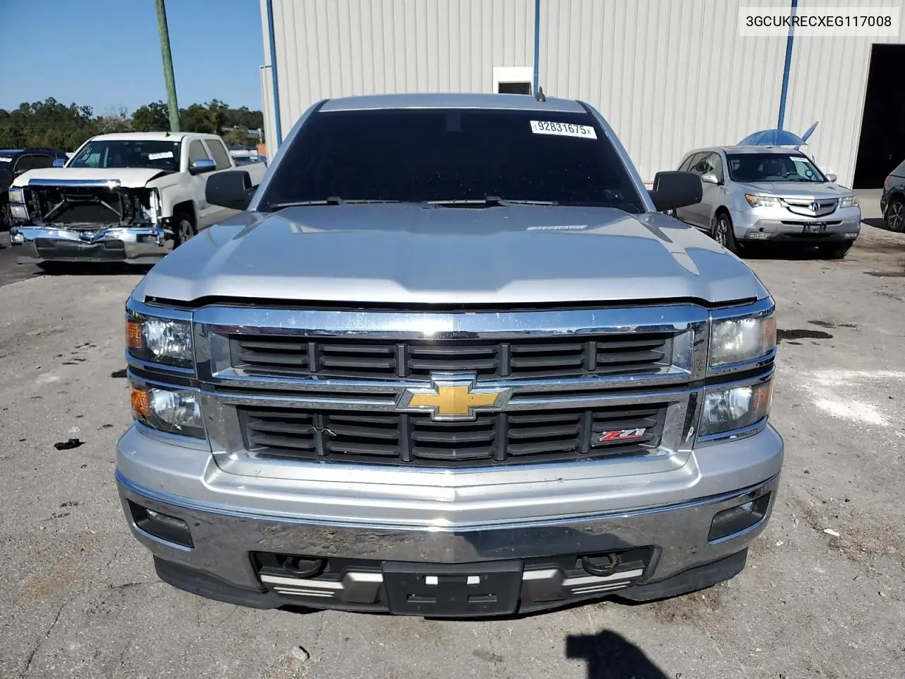 3GCUKRECXEG117008 2014 Chevrolet Silverado K1500 Lt