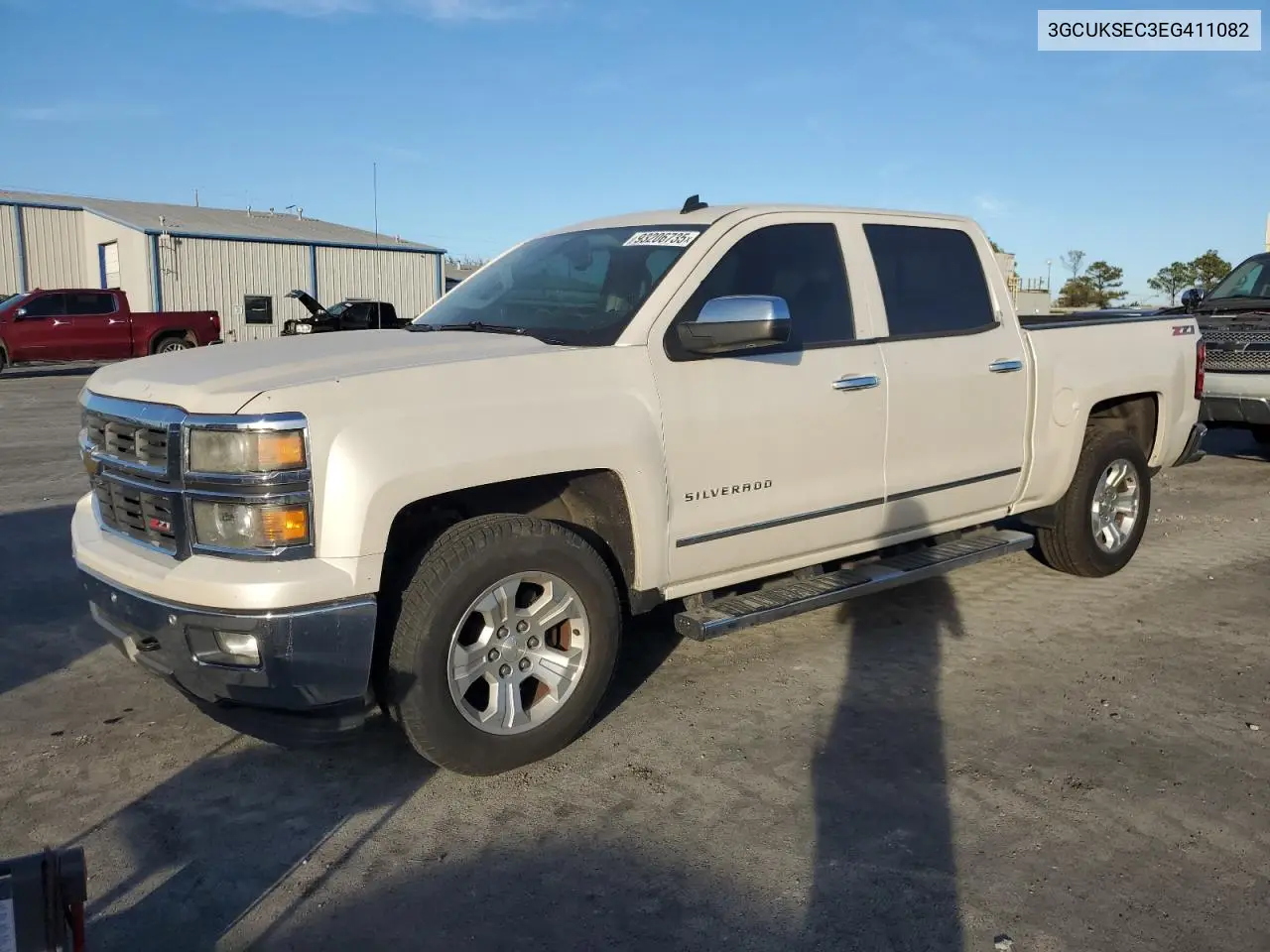 3GCUKSEC3EG411082 2014 Chevrolet Silverado K1500 Ltz