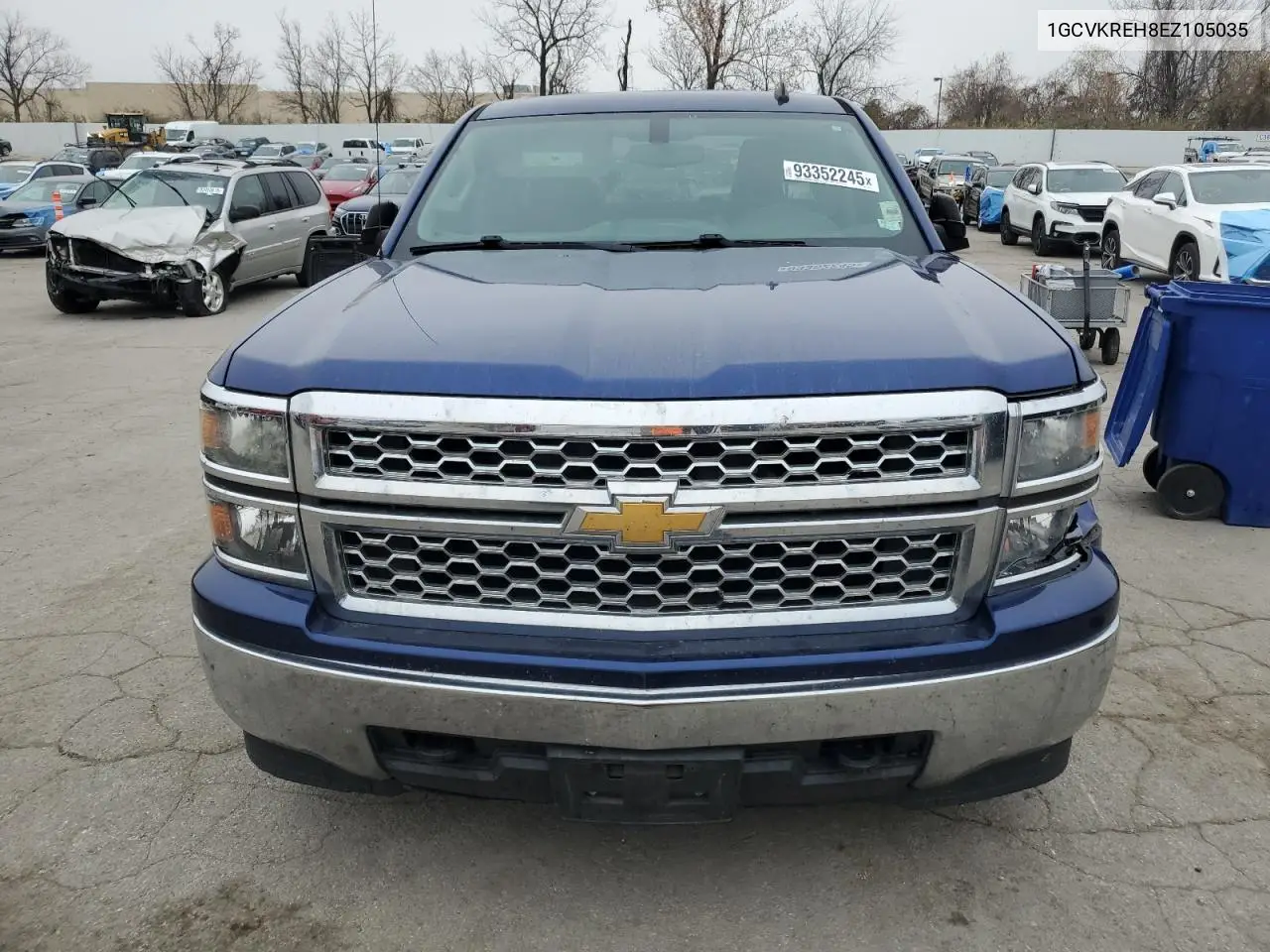 1GCVKREH8EZ105035 2014 Chevrolet Silverado K1500 Lt