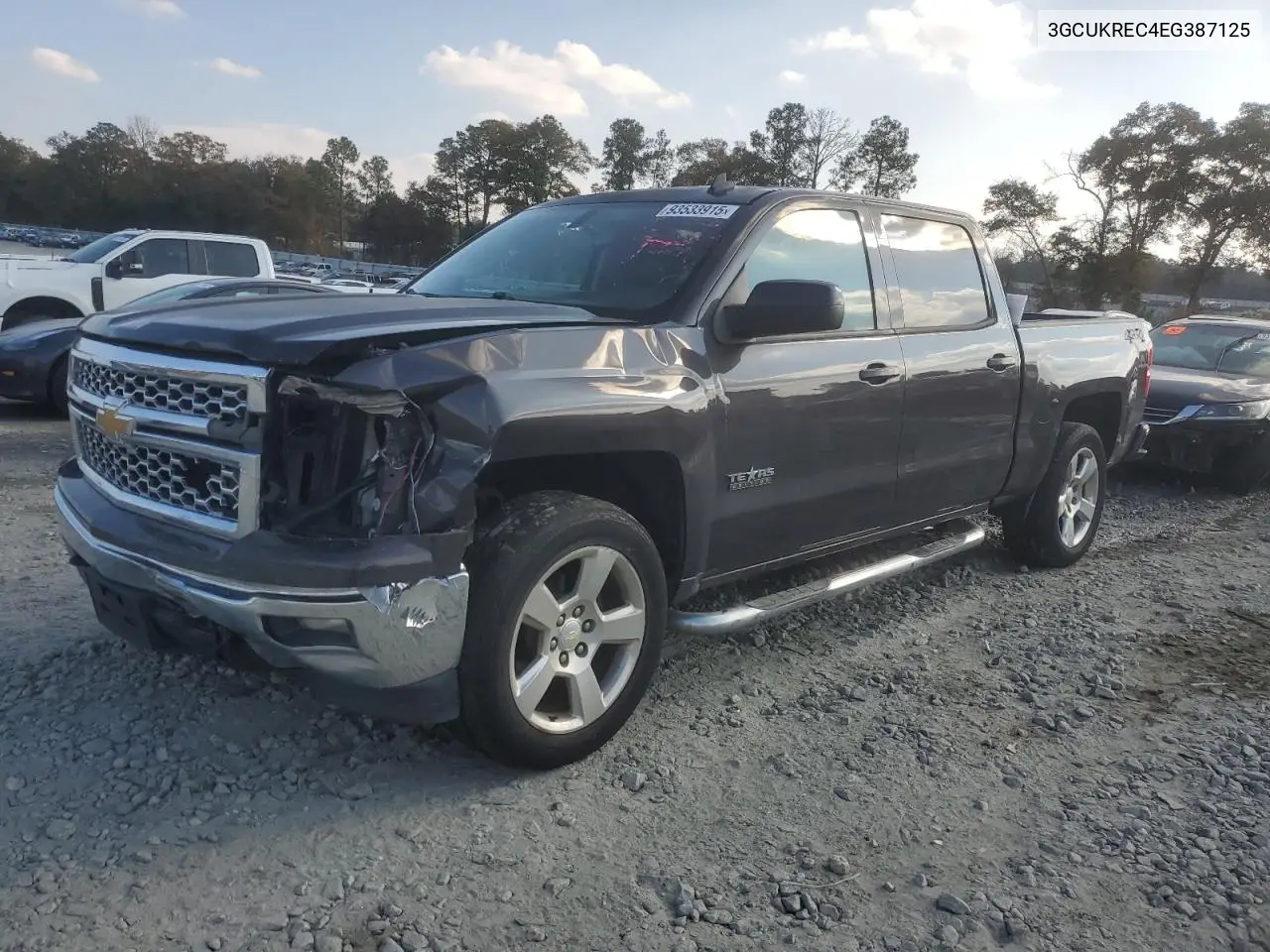 3GCUKREC4EG387125 2014 Chevrolet Silverado K1500 Lt