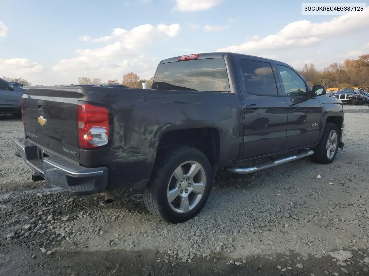 3GCUKREC4EG387125 2014 Chevrolet Silverado K1500 Lt