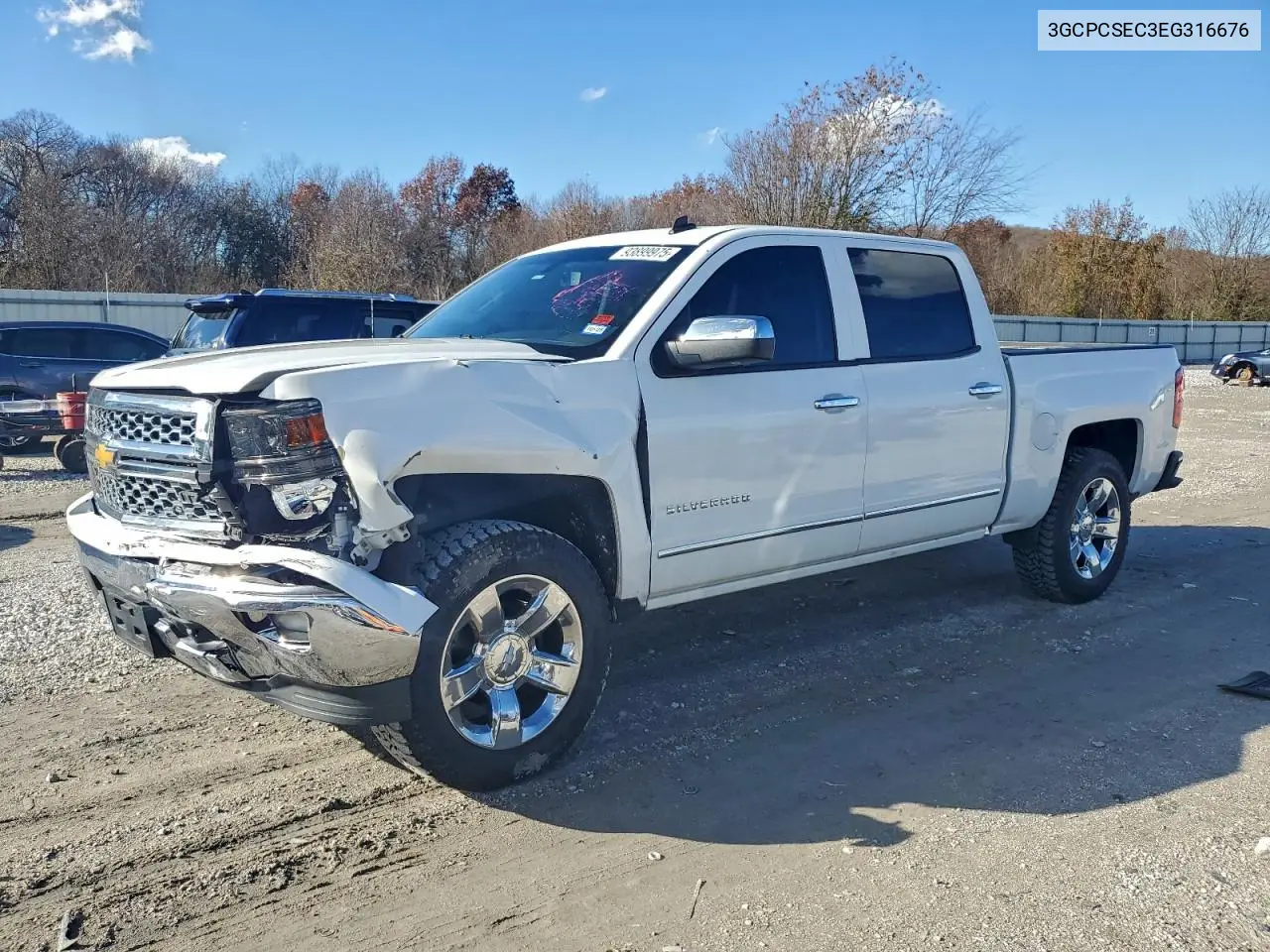 3GCPCSEC3EG316676 2014 Chevrolet Silverado C1500 Ltz