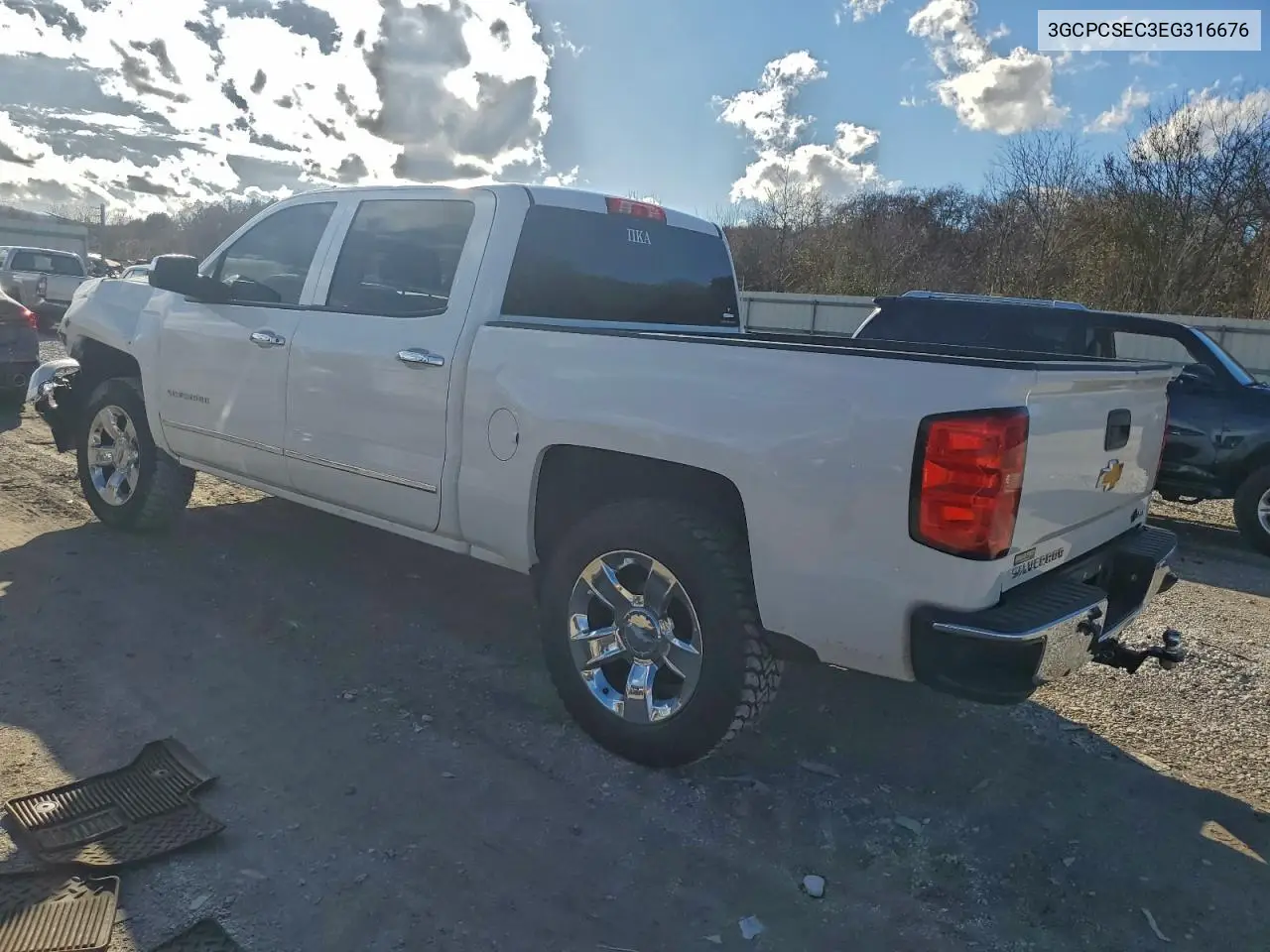 3GCPCSEC3EG316676 2014 Chevrolet Silverado C1500 Ltz