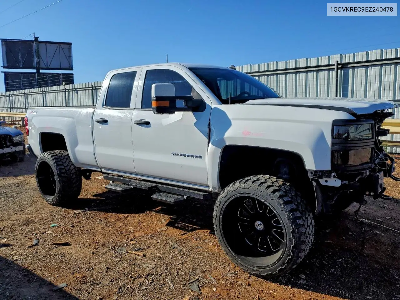 1GCVKREC9EZ240478 2014 Chevrolet Silverado K1500 Lt