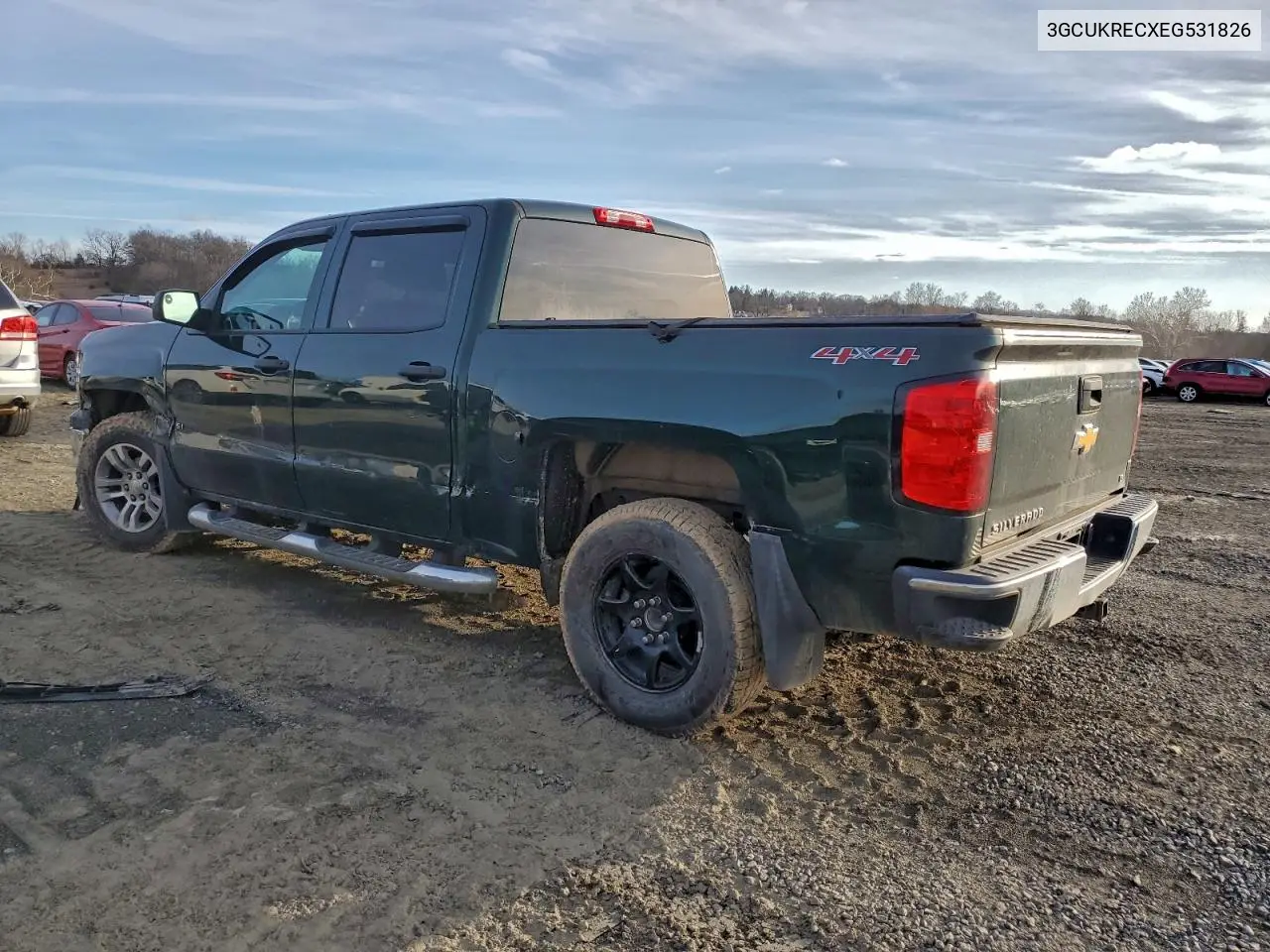 3GCUKRECXEG531826 2014 Chevrolet Silverado K1500 Lt