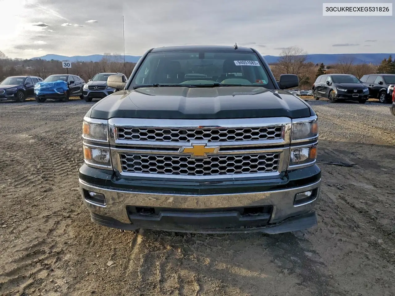 3GCUKRECXEG531826 2014 Chevrolet Silverado K1500 Lt