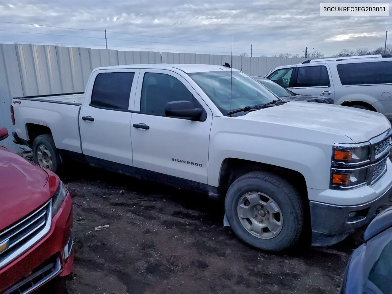 3GCUKREC3EG203051 2014 Chevrolet Silverado K1500 Lt