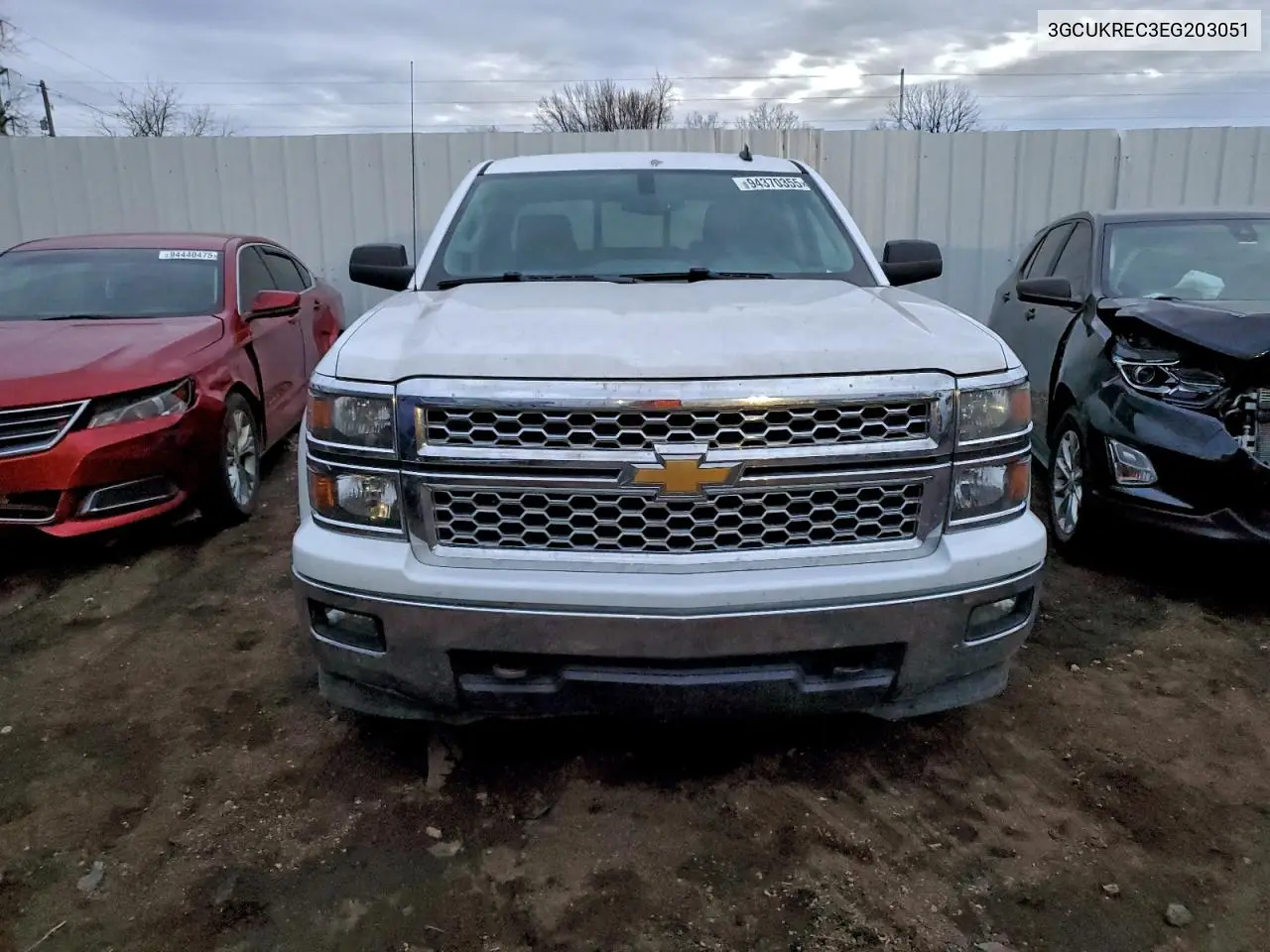 3GCUKREC3EG203051 2014 Chevrolet Silverado K1500 Lt