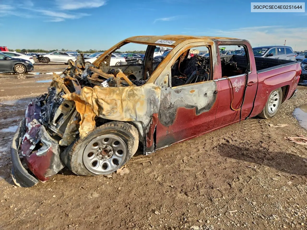 3GCPCSEC4EG251644 2014 Chevrolet Silverado C1500 Ltz