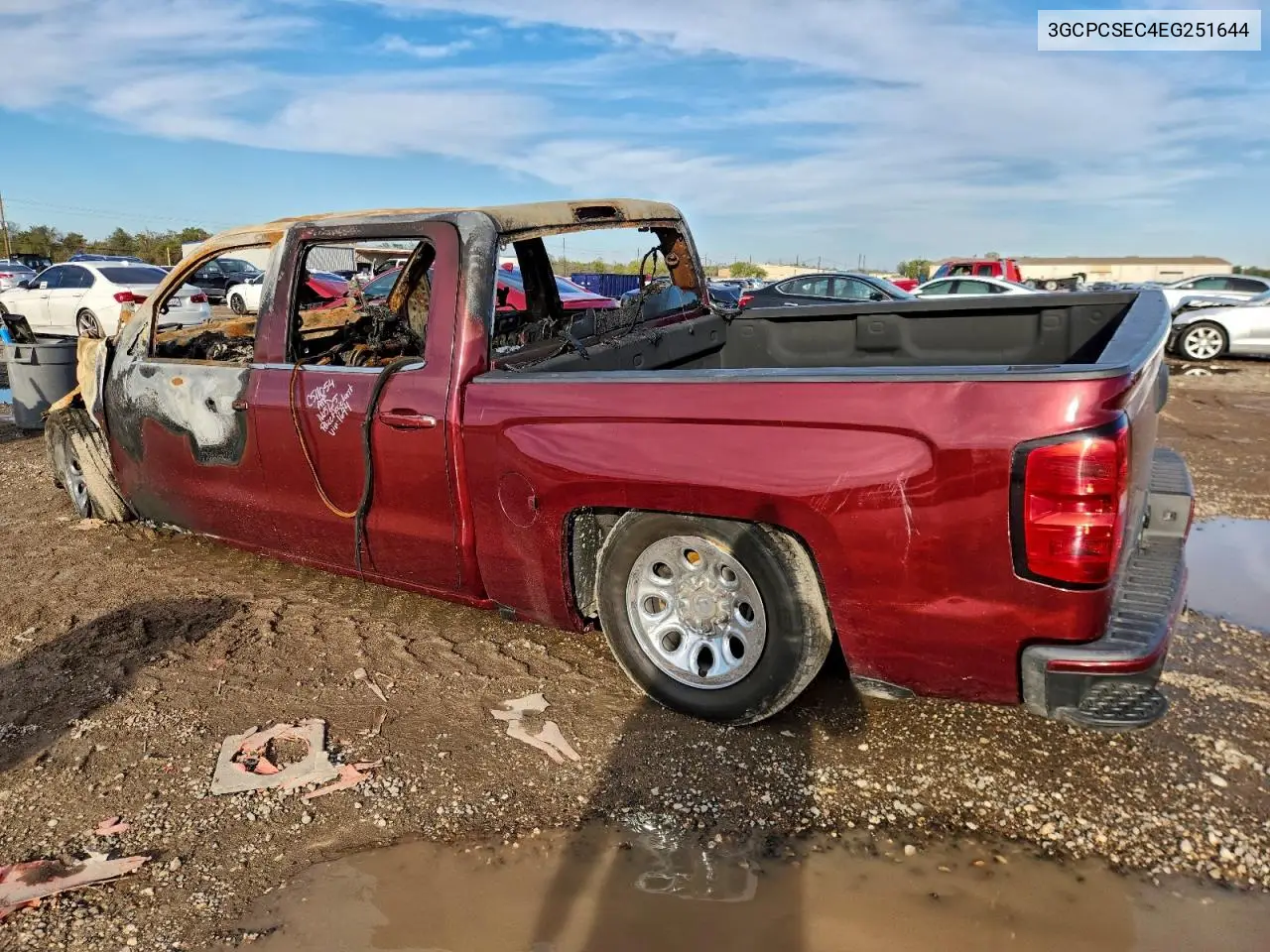 3GCPCSEC4EG251644 2014 Chevrolet Silverado C1500 Ltz