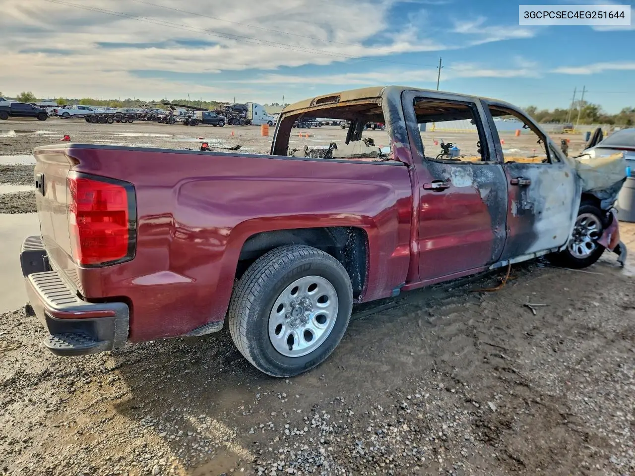 3GCPCSEC4EG251644 2014 Chevrolet Silverado C1500 Ltz