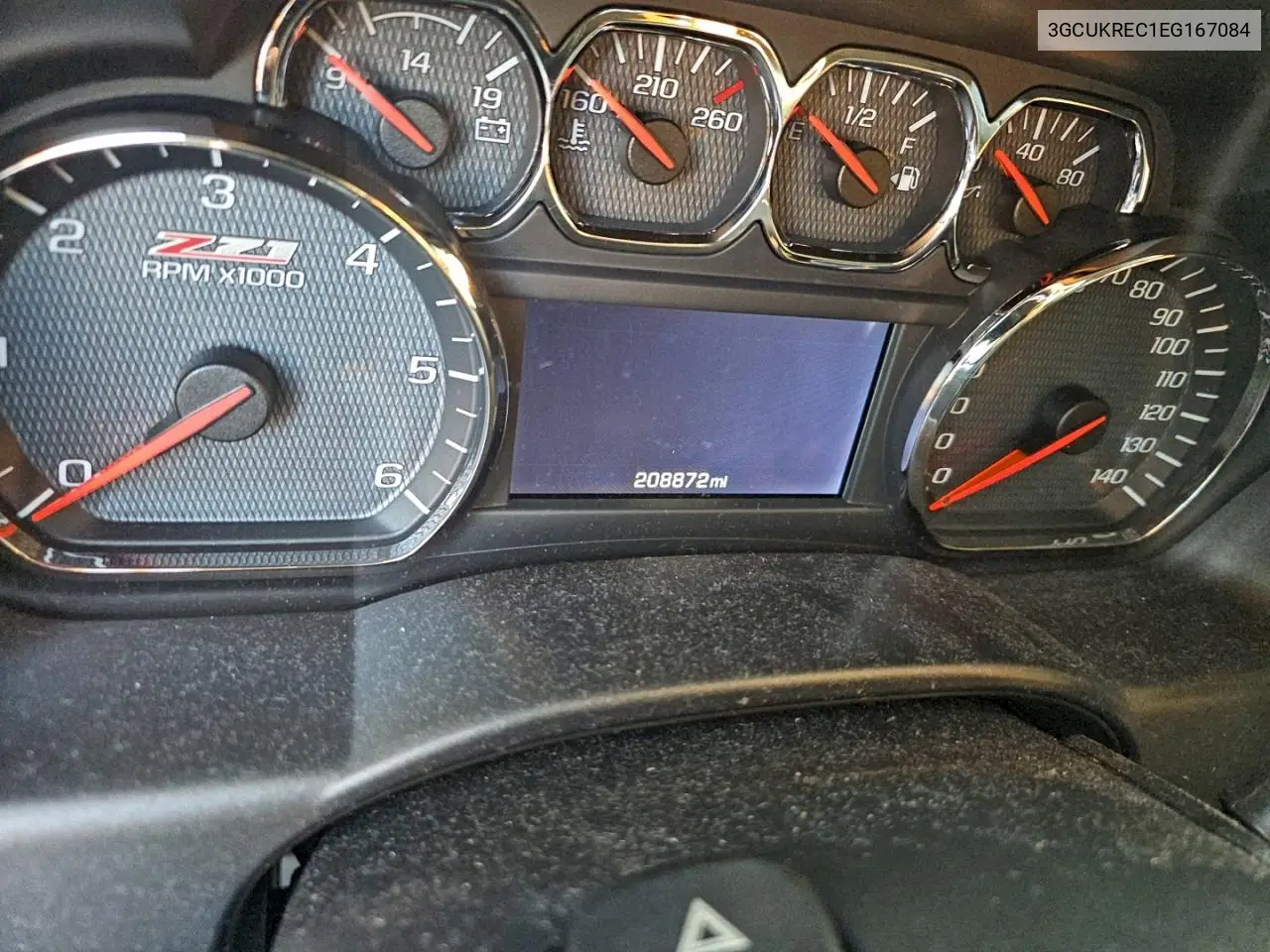3GCUKREC1EG167084 2014 Chevrolet Silverado K1500 Lt