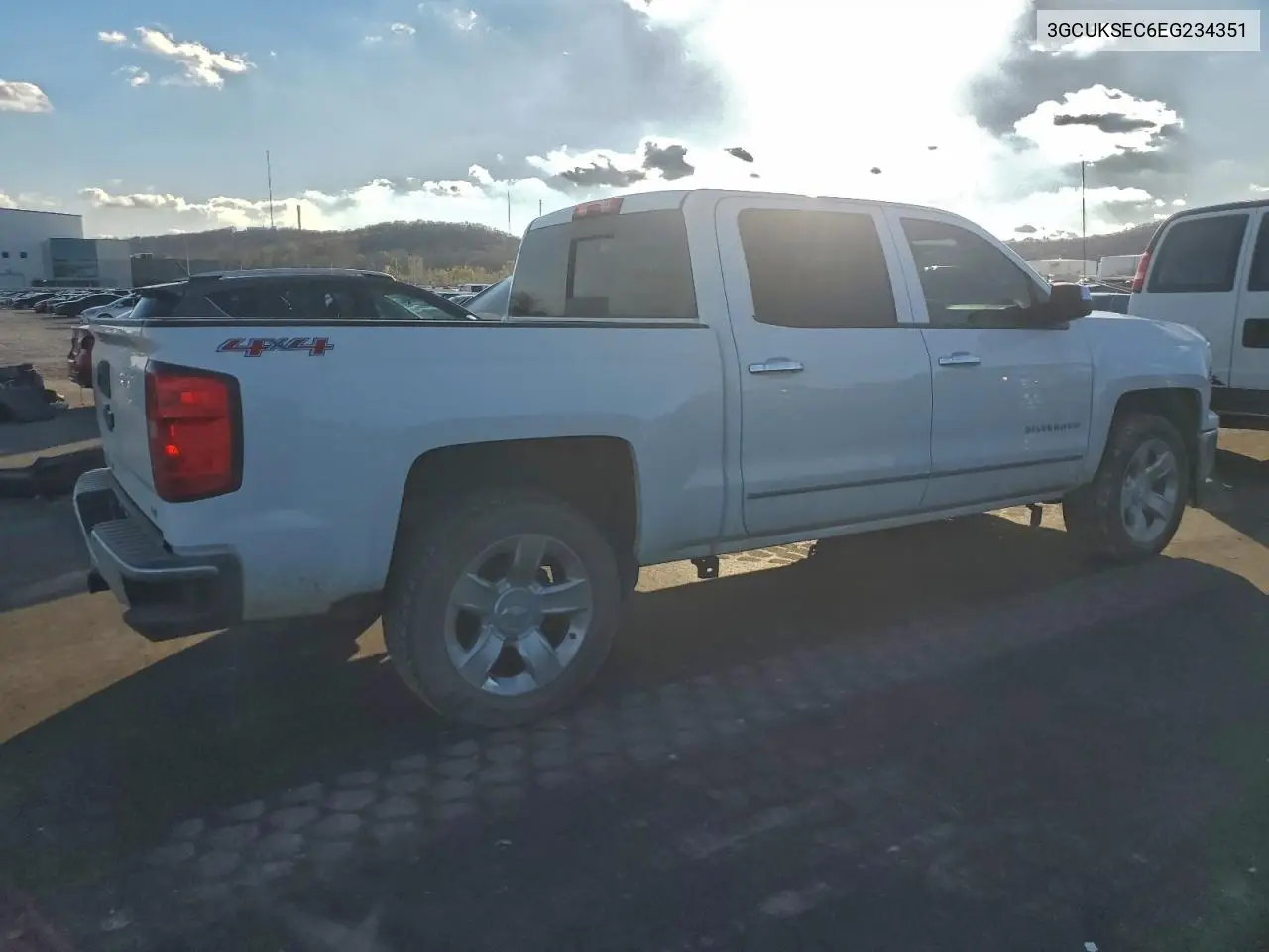 3GCUKSEC6EG234351 2014 Chevrolet Silverado K1500 Ltz