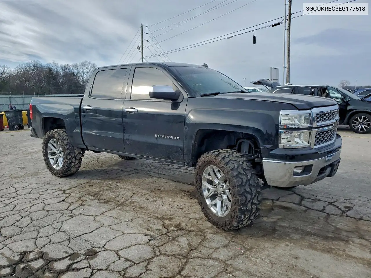 3GCUKREC3EG177518 2014 Chevrolet Silverado K1500 Lt