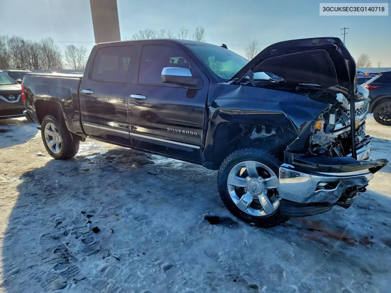 3GCUKSEC3EG140718 2014 Chevrolet Silverado K1500 Ltz