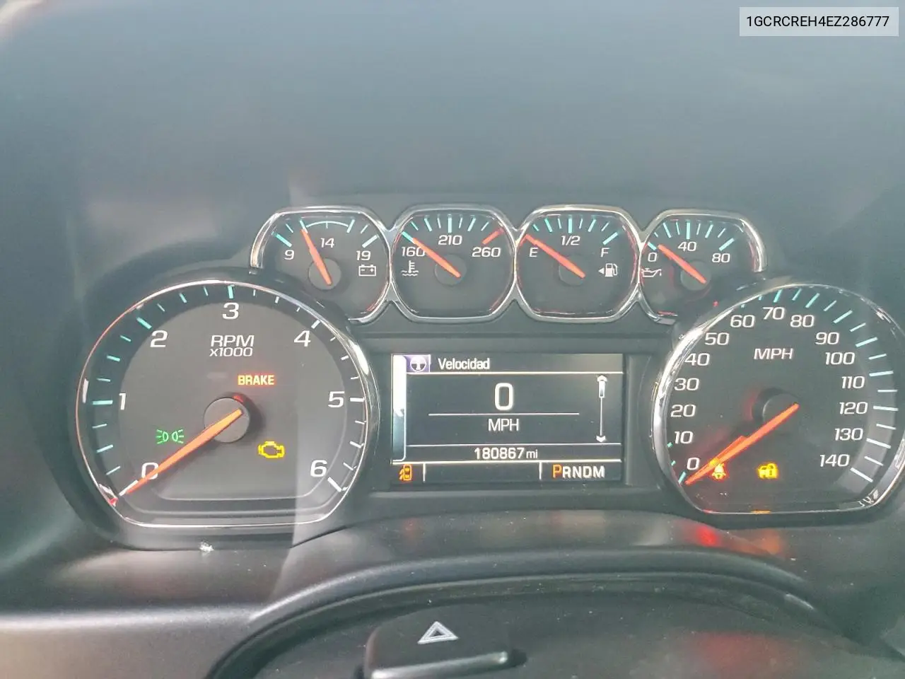 1GCRCREH4EZ286777 2014 Chevrolet Silverado C1500 Lt