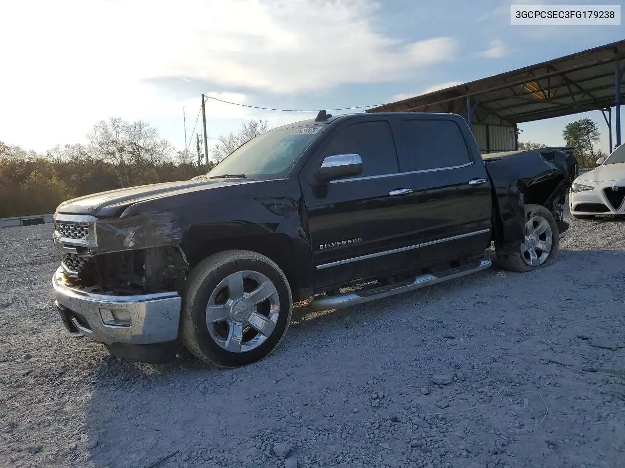 3GCPCSEC3FG179238 2015 Chevrolet Silverado C1500 Ltz