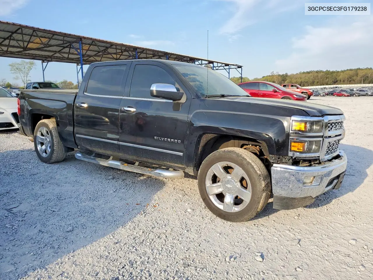 3GCPCSEC3FG179238 2015 Chevrolet Silverado C1500 Ltz