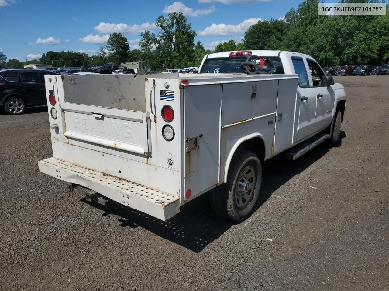 2015 Chevrolet Silverado K2500 Heavy Duty VIN: 1GC2KUE89FZ104287 Lot: 60238664