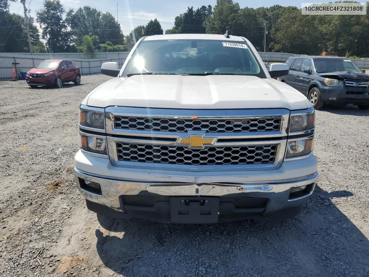 2015 Chevrolet Silverado C1500 Lt VIN: 1GCRCREC4FZ321808 Lot: 71339514