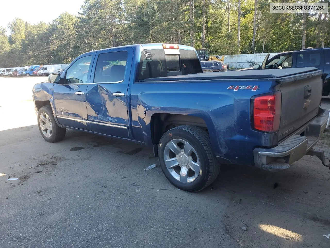 2015 Chevrolet Silverado K1500 Ltz VIN: 3GCUKSEC3FG371250 Lot: 72952124