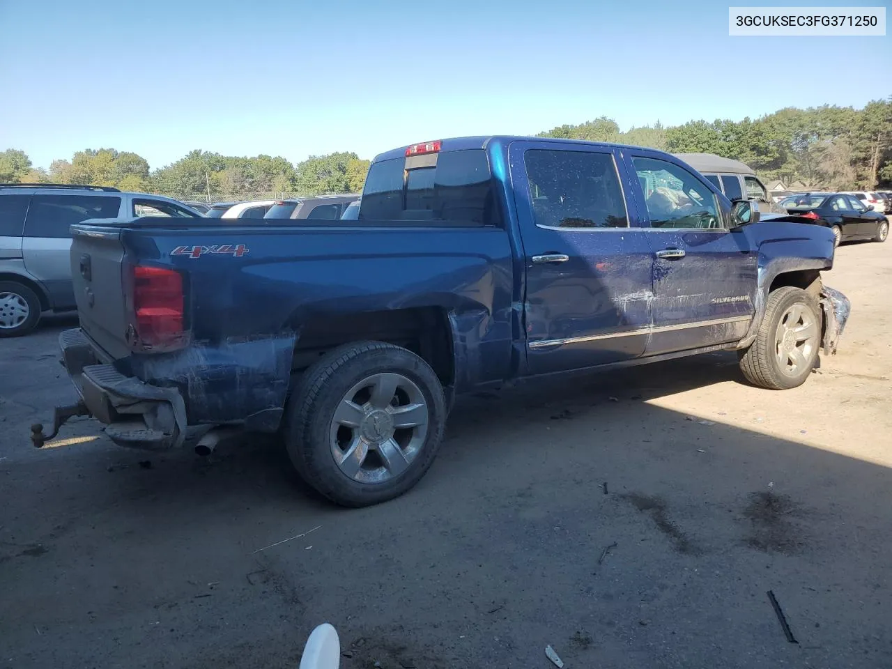 2015 Chevrolet Silverado K1500 Ltz VIN: 3GCUKSEC3FG371250 Lot: 72952124