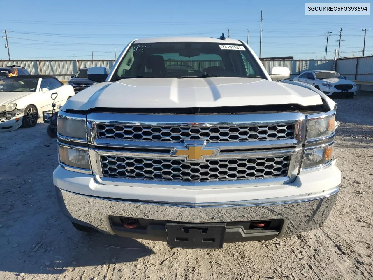 2015 Chevrolet Silverado K1500 Lt VIN: 3GCUKREC5FG393694 Lot: 73151184