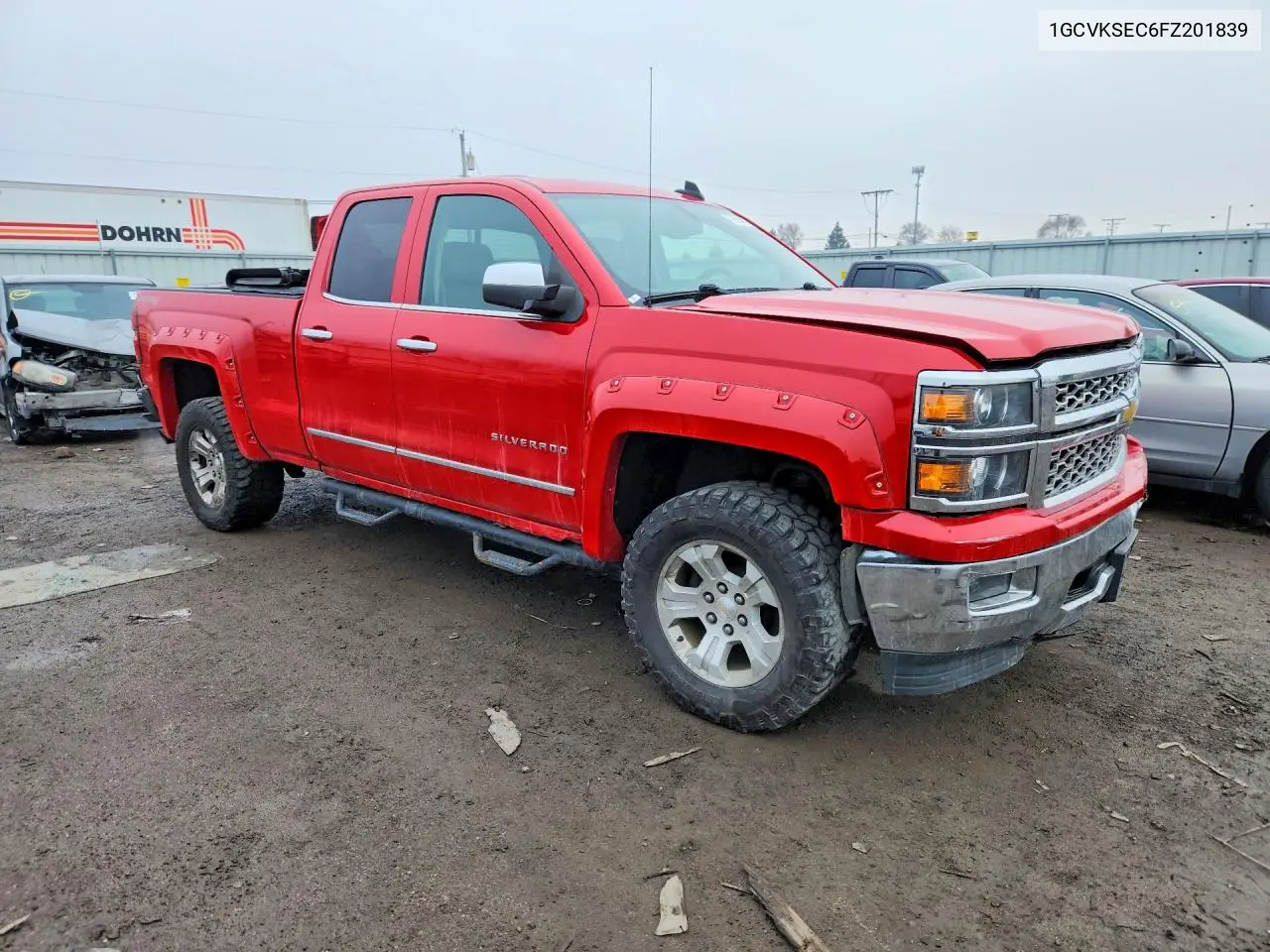 1GCVKSEC6FZ201839 2015 Chevrolet Silverado K1500 Ltz