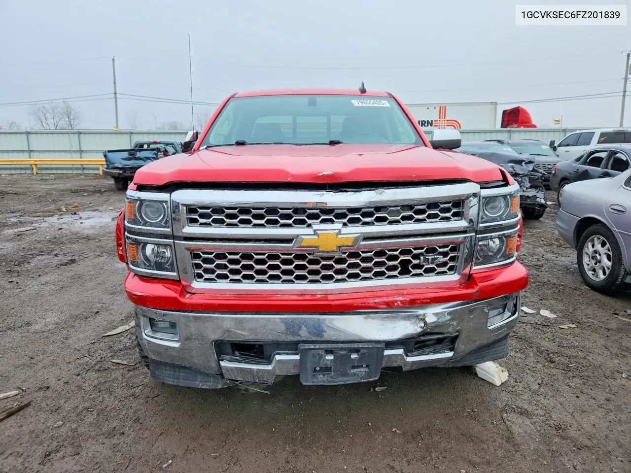 1GCVKSEC6FZ201839 2015 Chevrolet Silverado K1500 Ltz