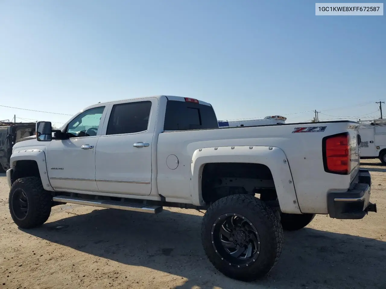 1GC1KWE8XFF672587 2015 Chevrolet Silverado K2500 Heavy Duty Ltz
