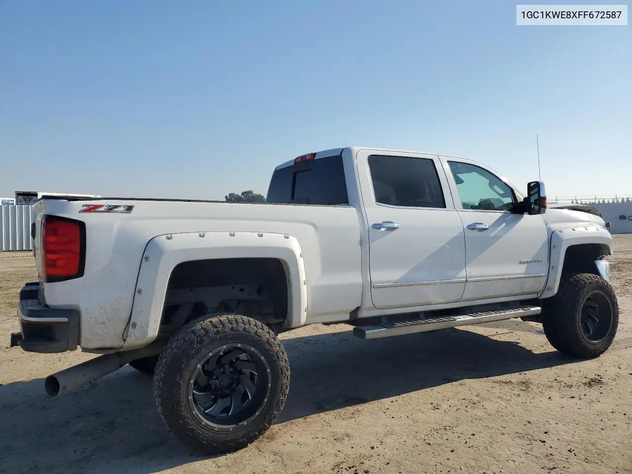 1GC1KWE8XFF672587 2015 Chevrolet Silverado K2500 Heavy Duty Ltz