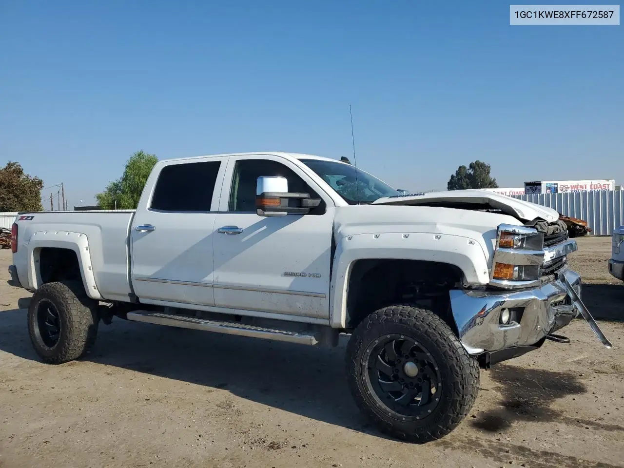 1GC1KWE8XFF672587 2015 Chevrolet Silverado K2500 Heavy Duty Ltz