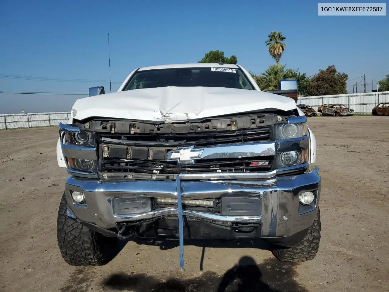 1GC1KWE8XFF672587 2015 Chevrolet Silverado K2500 Heavy Duty Ltz