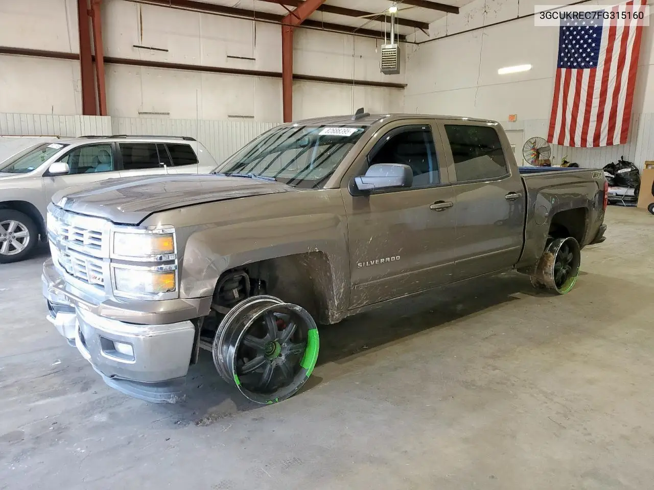 3GCUKREC7FG315160 2015 Chevrolet Silverado K1500 Lt