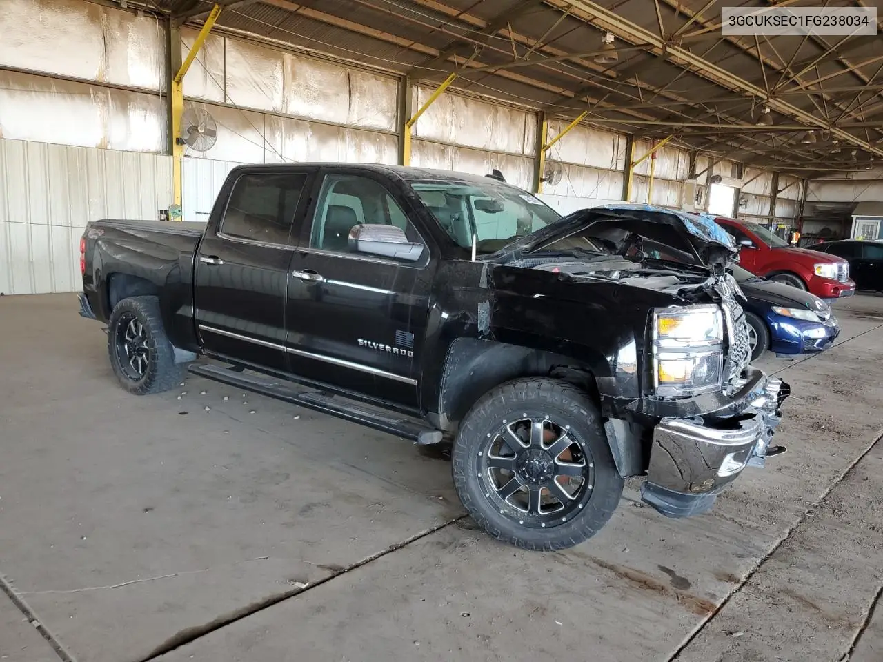 3GCUKSEC1FG238034 2015 Chevrolet Silverado K1500 Ltz