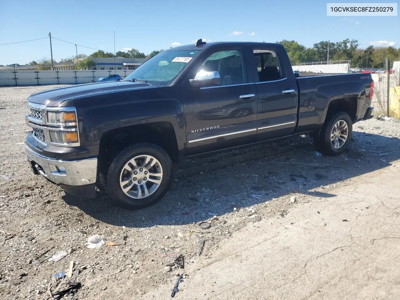 1GCVKSEC8FZ250279 2015 Chevrolet Silverado K1500 Ltz