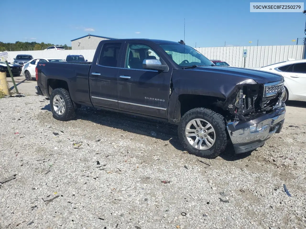1GCVKSEC8FZ250279 2015 Chevrolet Silverado K1500 Ltz