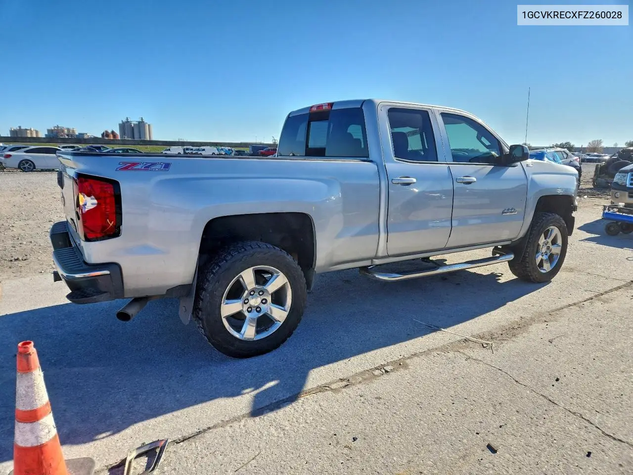 1GCVKRECXFZ260028 2015 Chevrolet Silverado K1500 Lt
