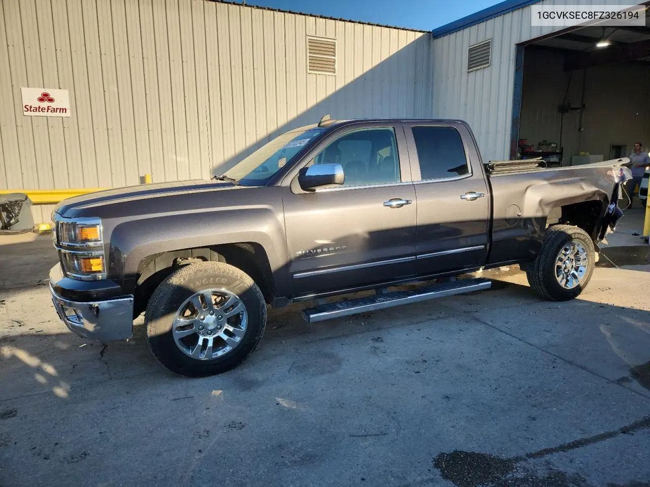 1GCVKSEC8FZ326194 2015 Chevrolet Silverado K1500 Ltz