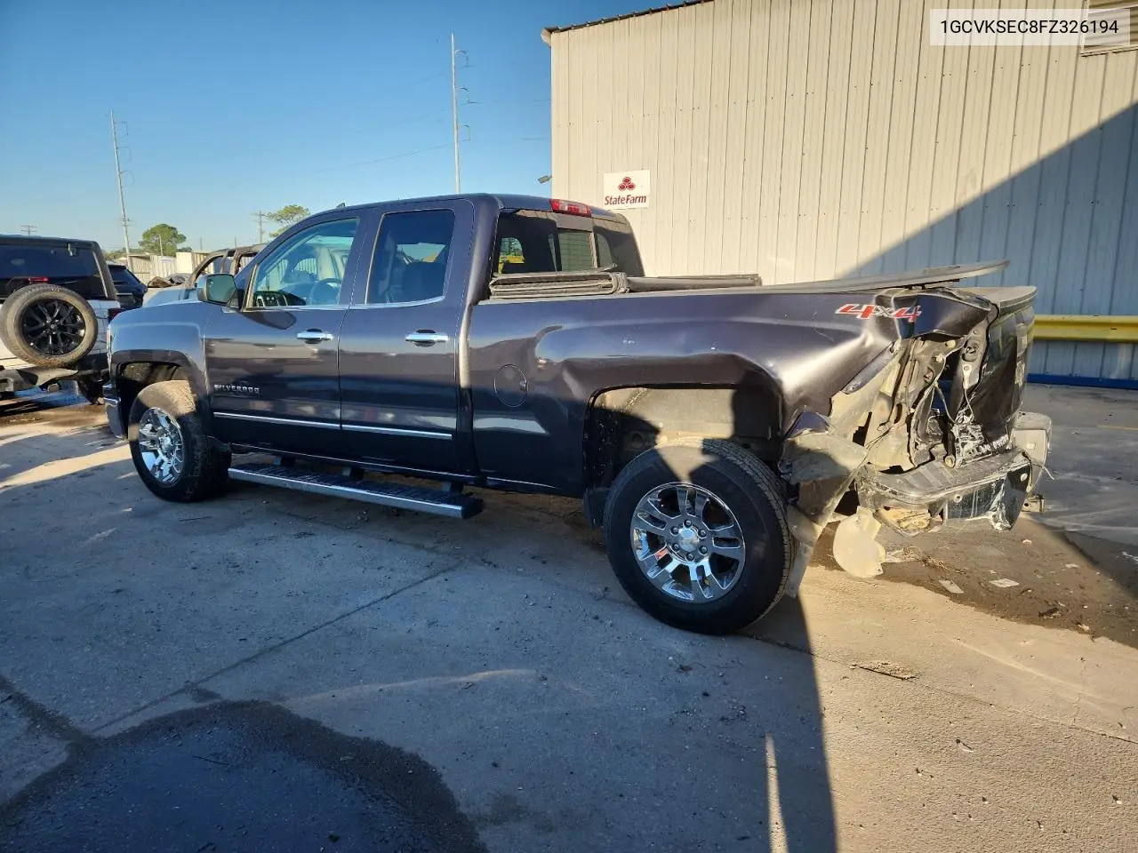 1GCVKSEC8FZ326194 2015 Chevrolet Silverado K1500 Ltz