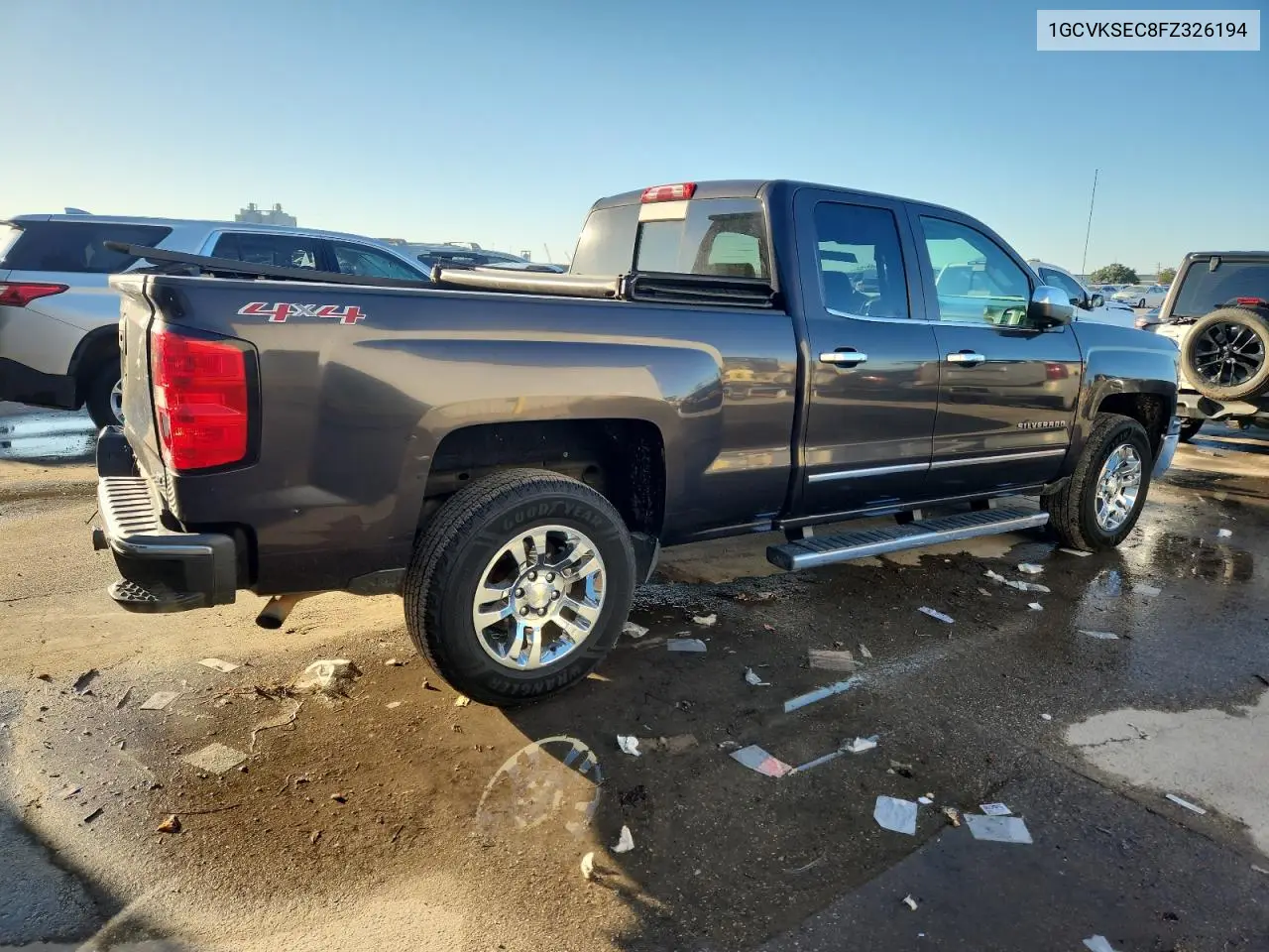 1GCVKSEC8FZ326194 2015 Chevrolet Silverado K1500 Ltz