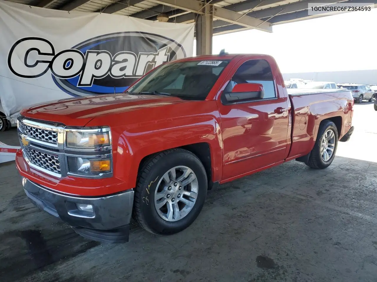 1GCNCREC6FZ364593 2015 Chevrolet Silverado C1500 Lt