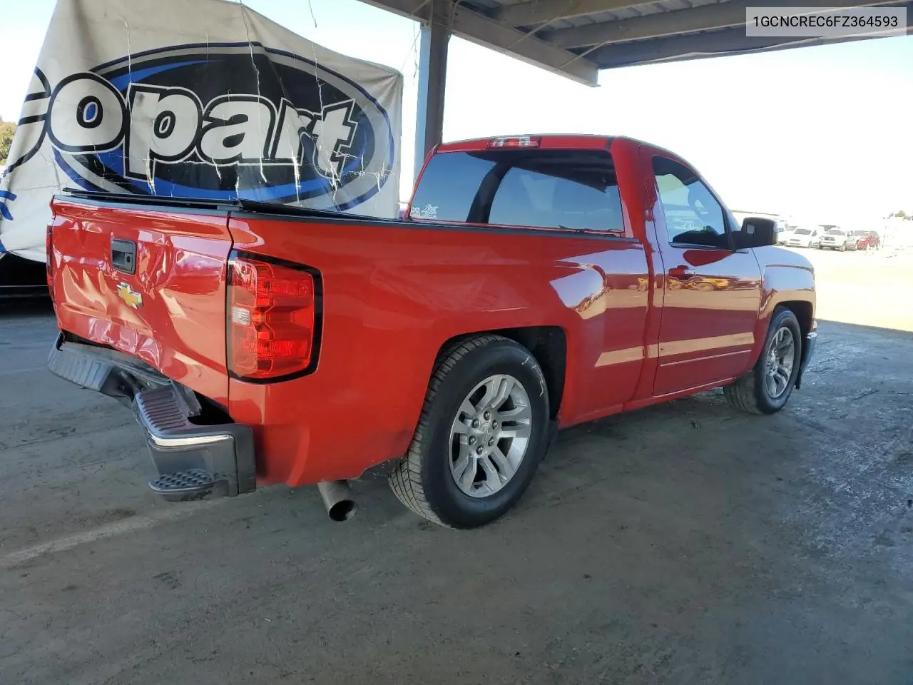 1GCNCREC6FZ364593 2015 Chevrolet Silverado C1500 Lt