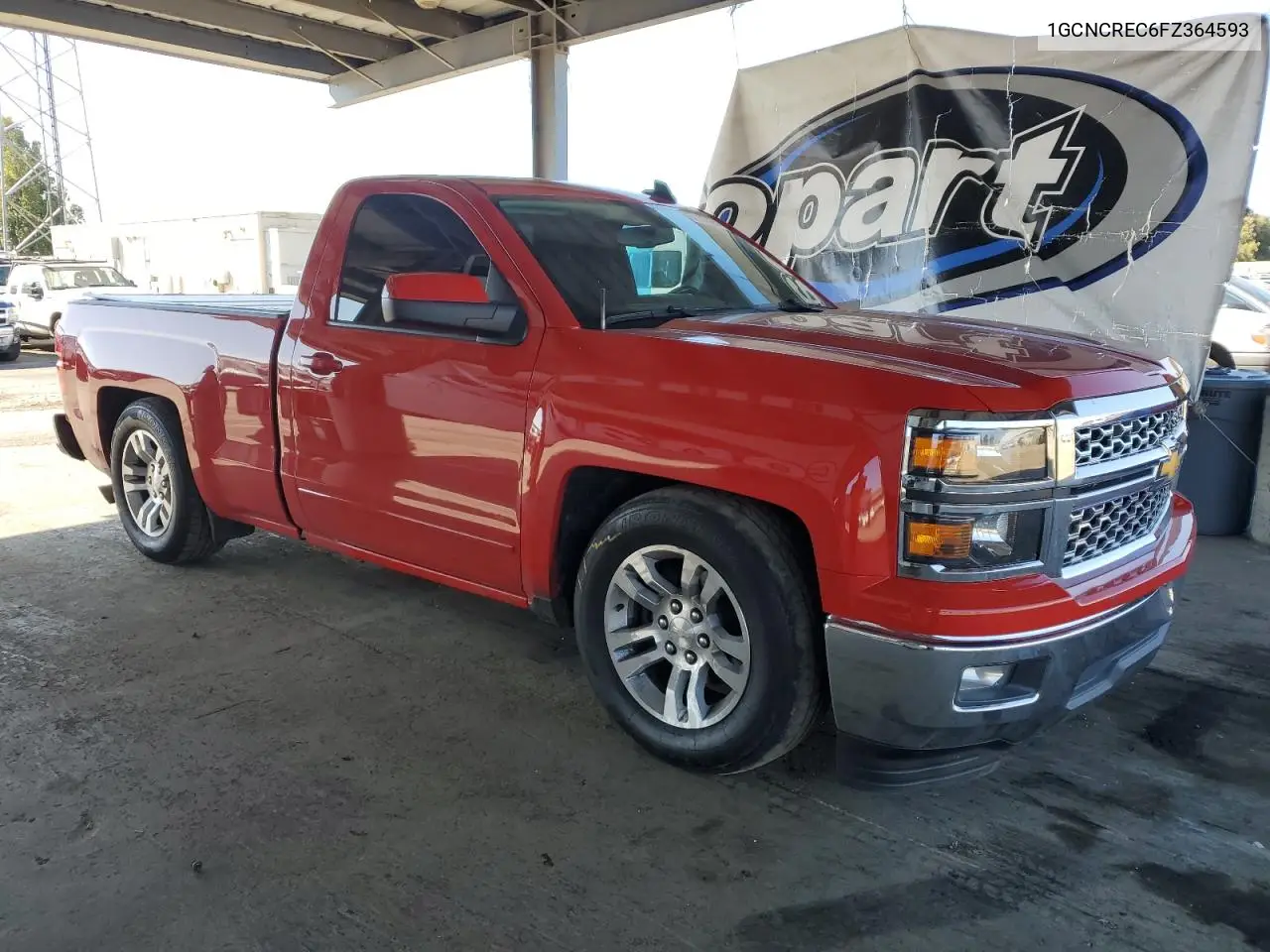 1GCNCREC6FZ364593 2015 Chevrolet Silverado C1500 Lt
