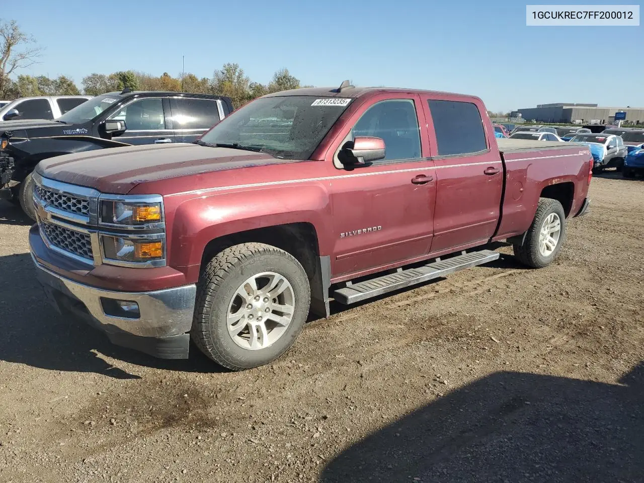 1GCUKREC7FF200012 2015 Chevrolet Silverado K1500 Lt