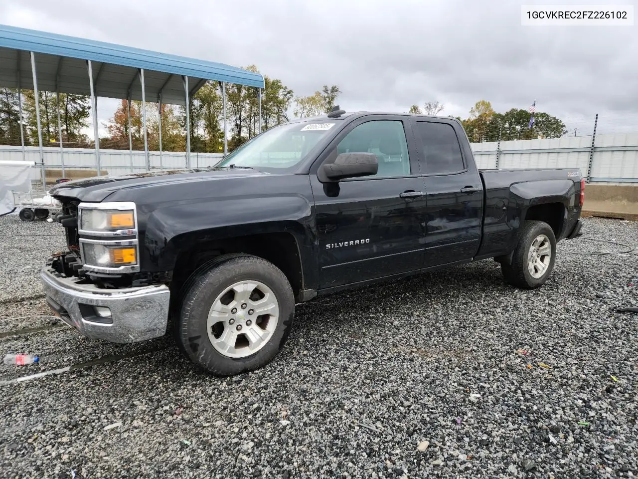 1GCVKREC2FZ226102 2015 Chevrolet Silverado K1500 Lt