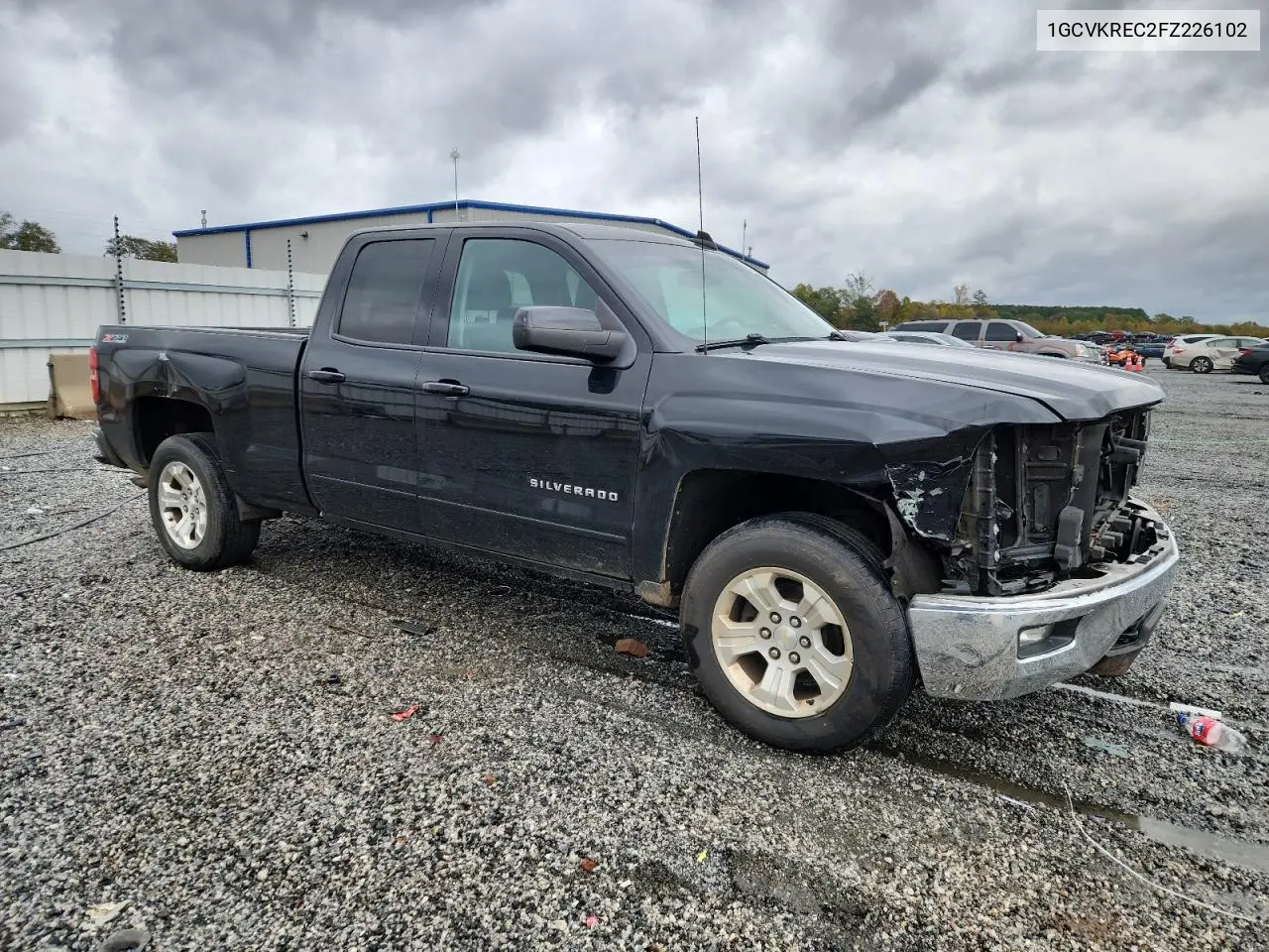 1GCVKREC2FZ226102 2015 Chevrolet Silverado K1500 Lt