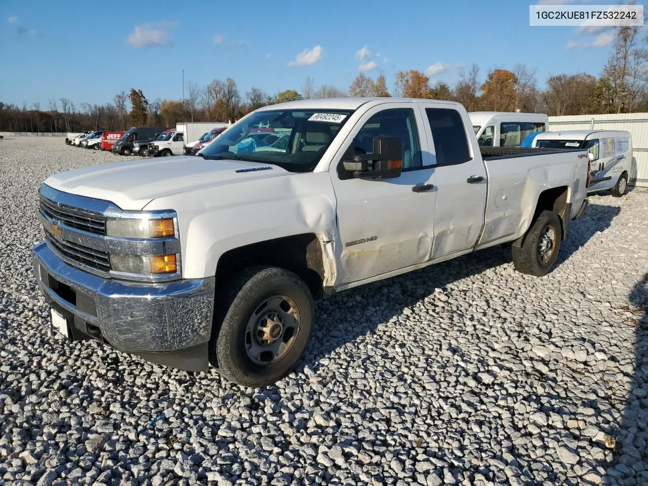 1GC2KUE81FZ532242 2015 Chevrolet Silverado K2500 Heavy Duty