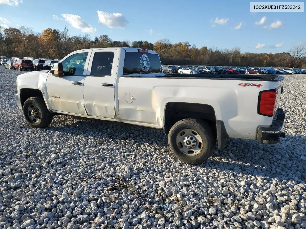 1GC2KUE81FZ532242 2015 Chevrolet Silverado K2500 Heavy Duty
