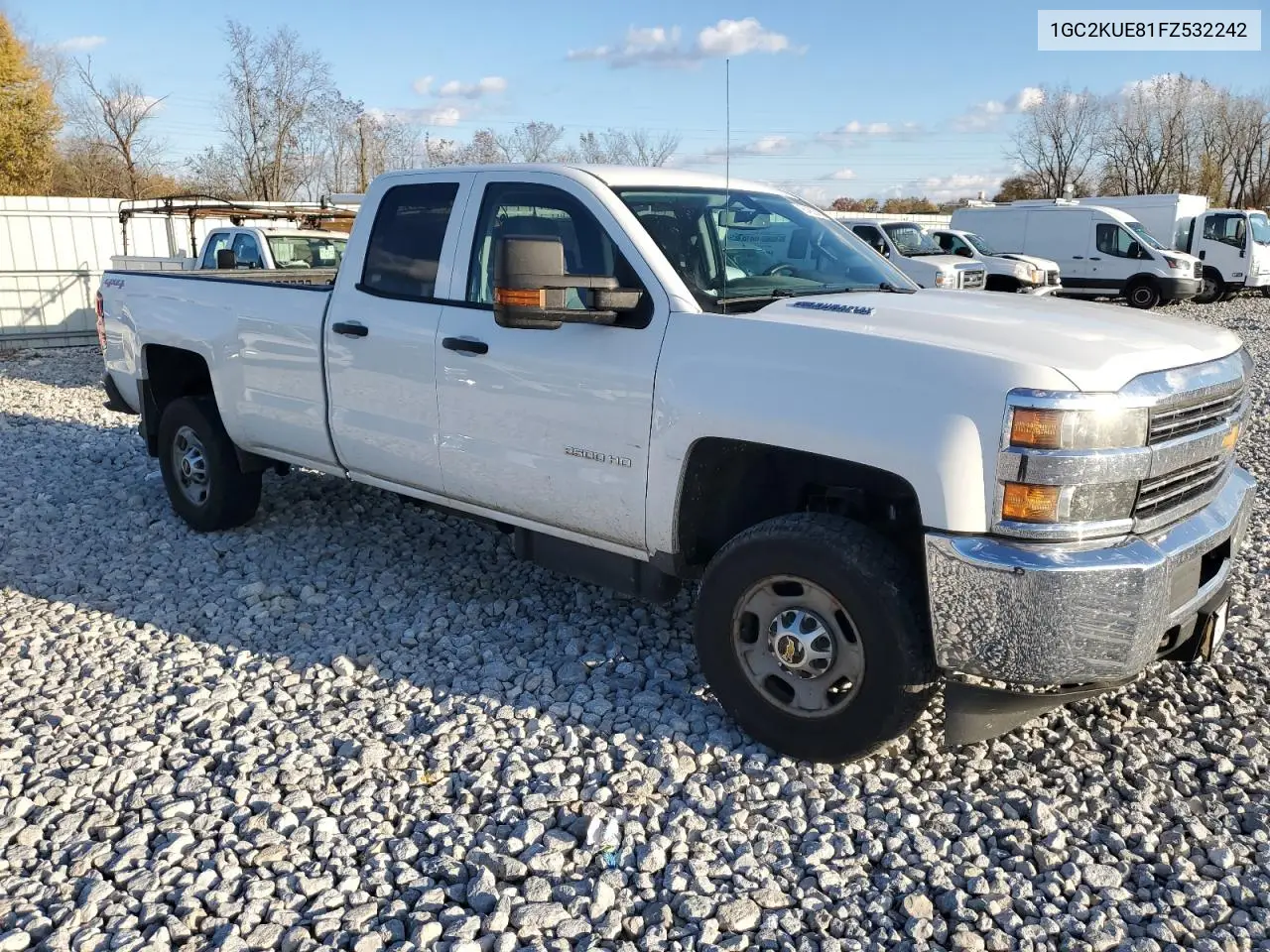 1GC2KUE81FZ532242 2015 Chevrolet Silverado K2500 Heavy Duty